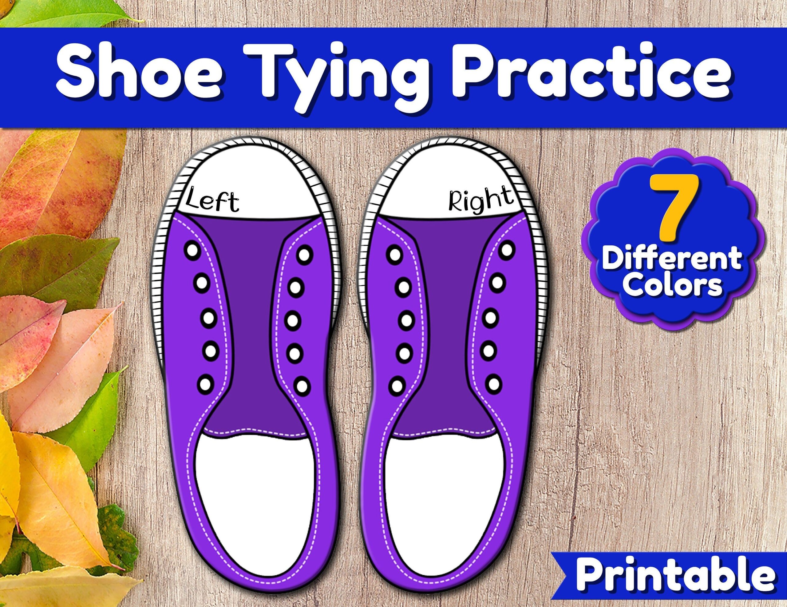 Free Printable Shoe Lacing Template
