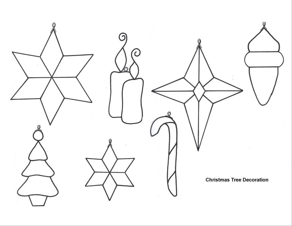 Printable Stained Glass Star Pattern Free Printable