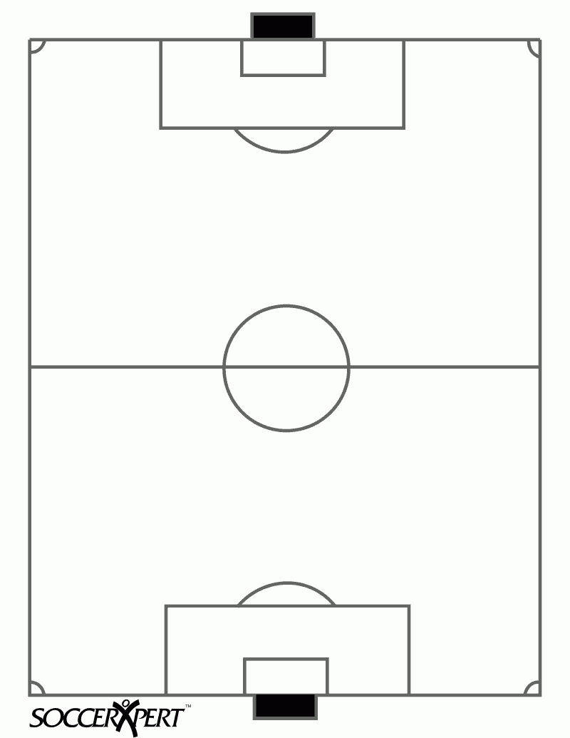 Printable Soccer Field Template