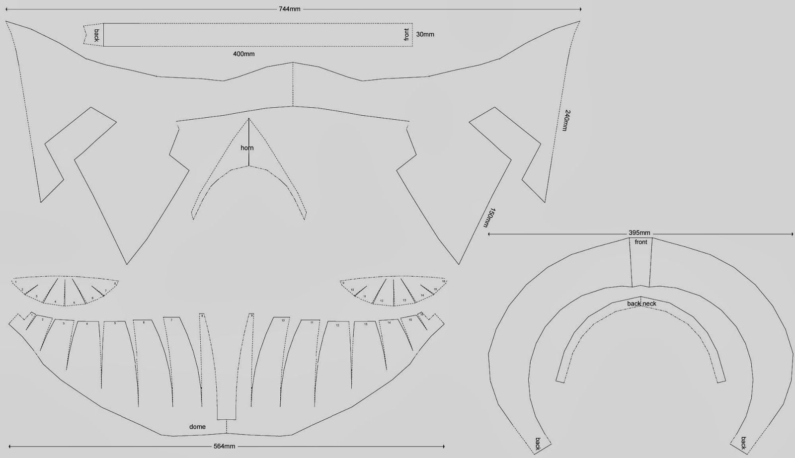 Spartan 300 King Leonidas Costume Helmet DIY Cardboard with PDF Template Gladiator Helmet Spartan 300 Roman Helmet