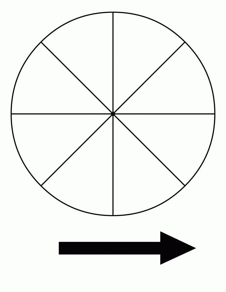 Printable Blank Spinner Wheel Template