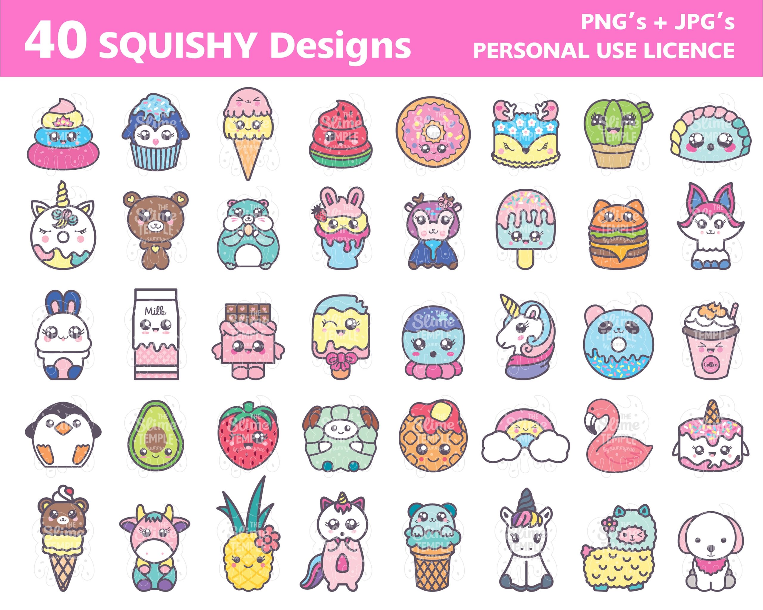 Printable Paper Squishy Template