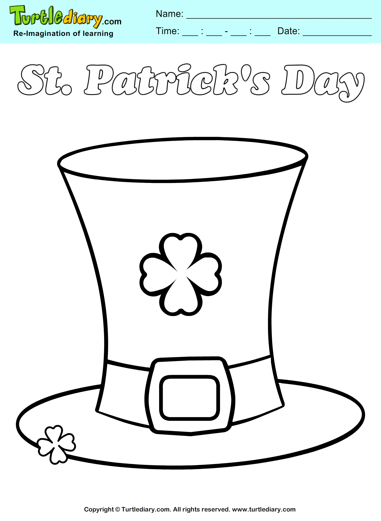 Leprechaun Hat Template Printable