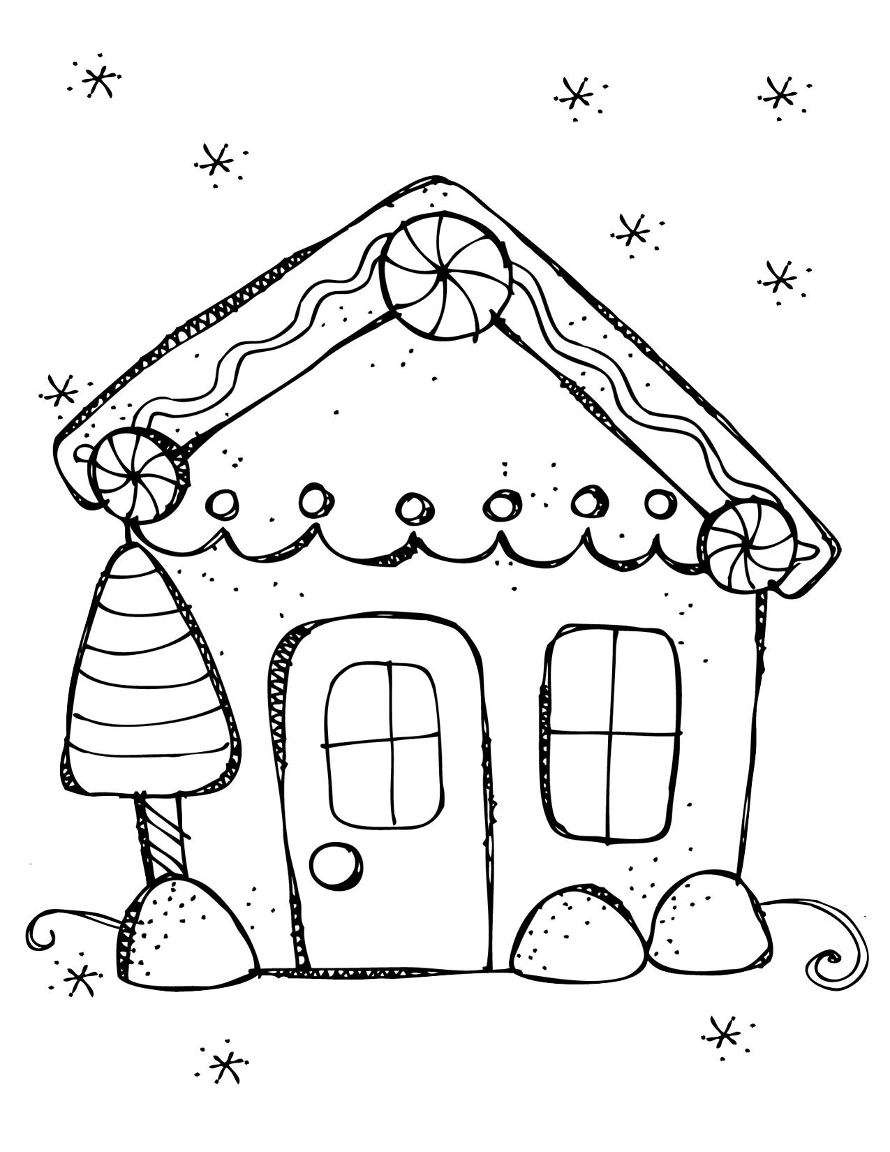 Startling Whoville Houses Coloring Gingerbread Man Coloring Page Snowflake Coloring Pages Candy Coloring Pages