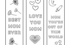 Sweet Mother s Day Bookmark Printable MomTrends