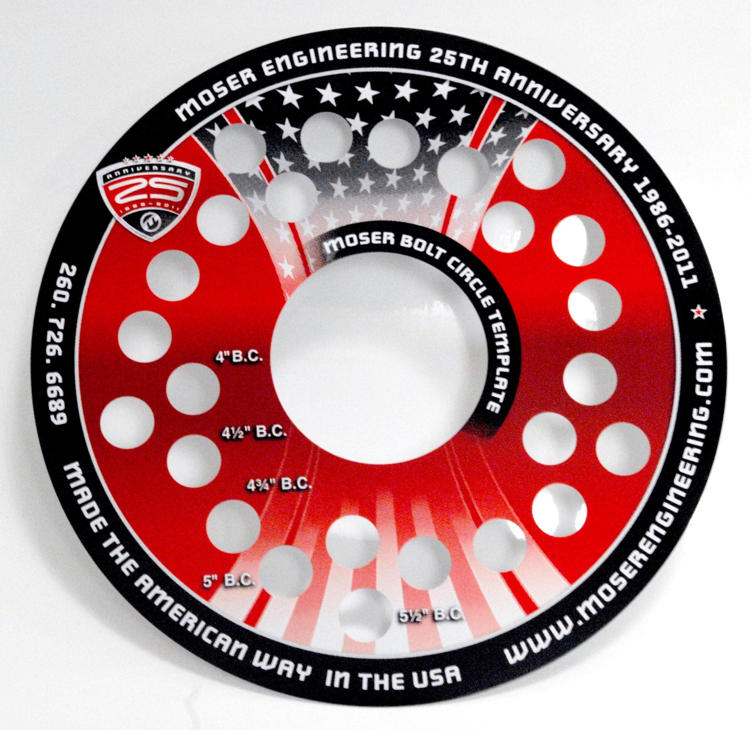 T002 Moser Bolt Circle Template Guide Moser Engineering