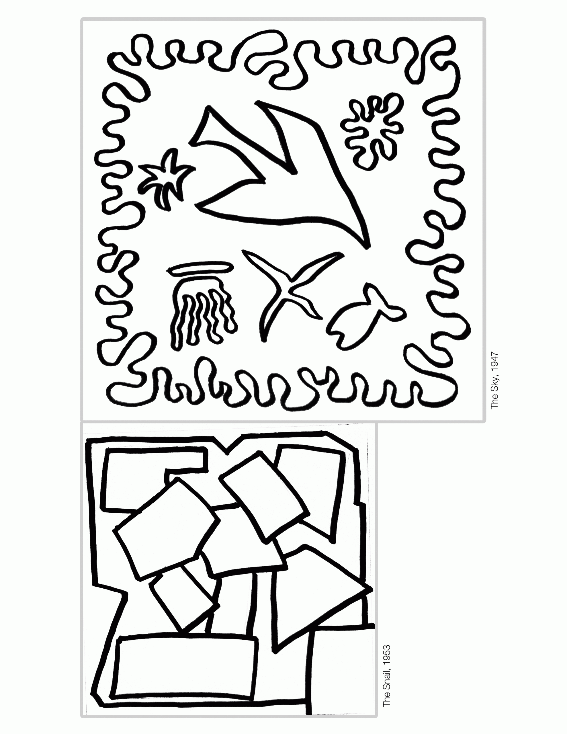 Printable Matisse Cut Out Templates