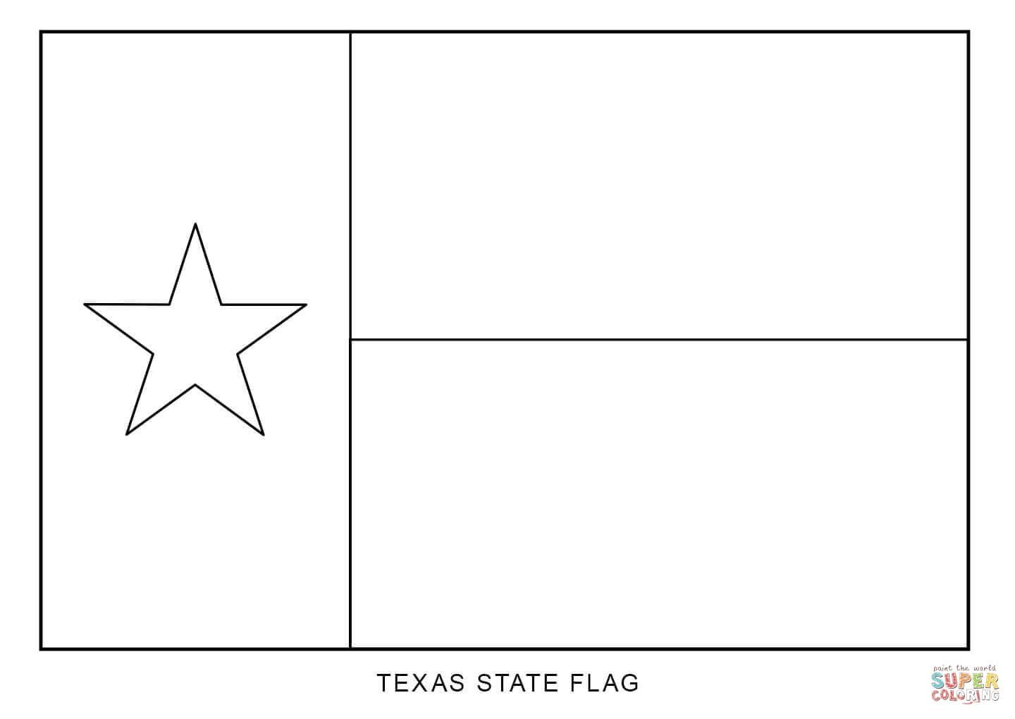 Texas Flag Printable