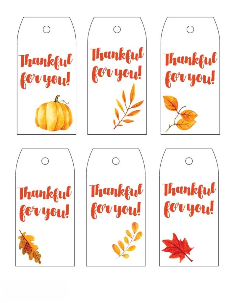 Thanksgiving Printable Gift Tags South Georgia Style