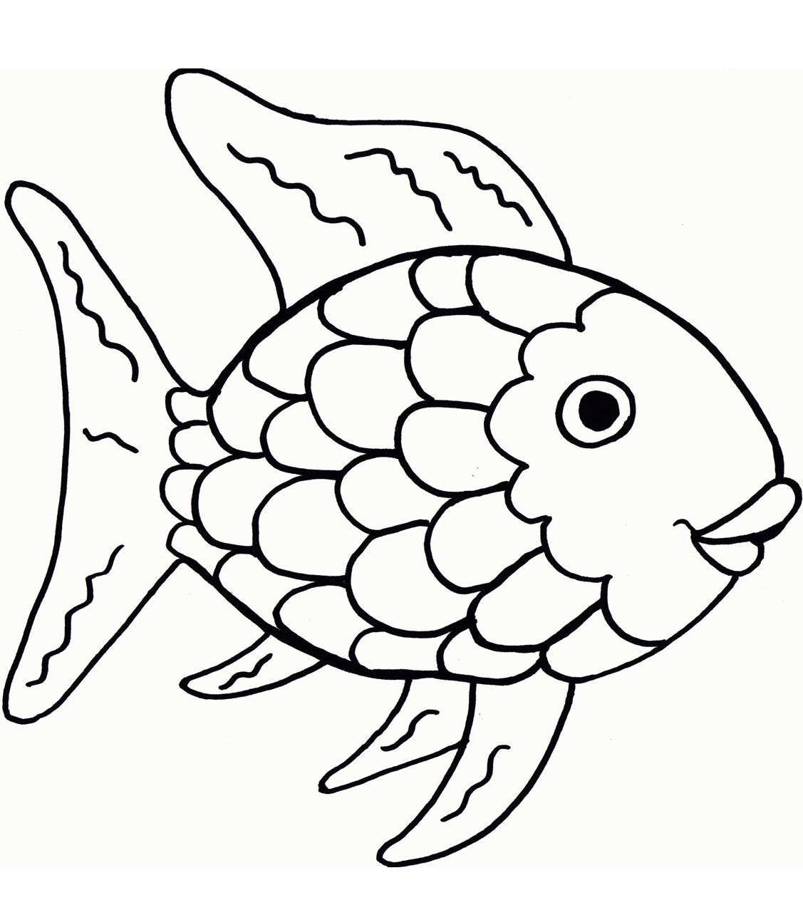 The Rainbow Fish Coloring Page Free Printable Coloring Pages For Kids