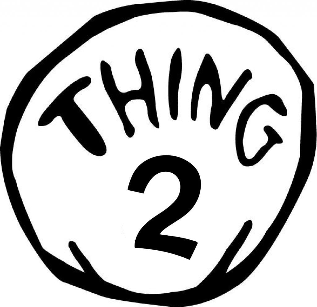 Thing 1 And Thing 2 Printable Template