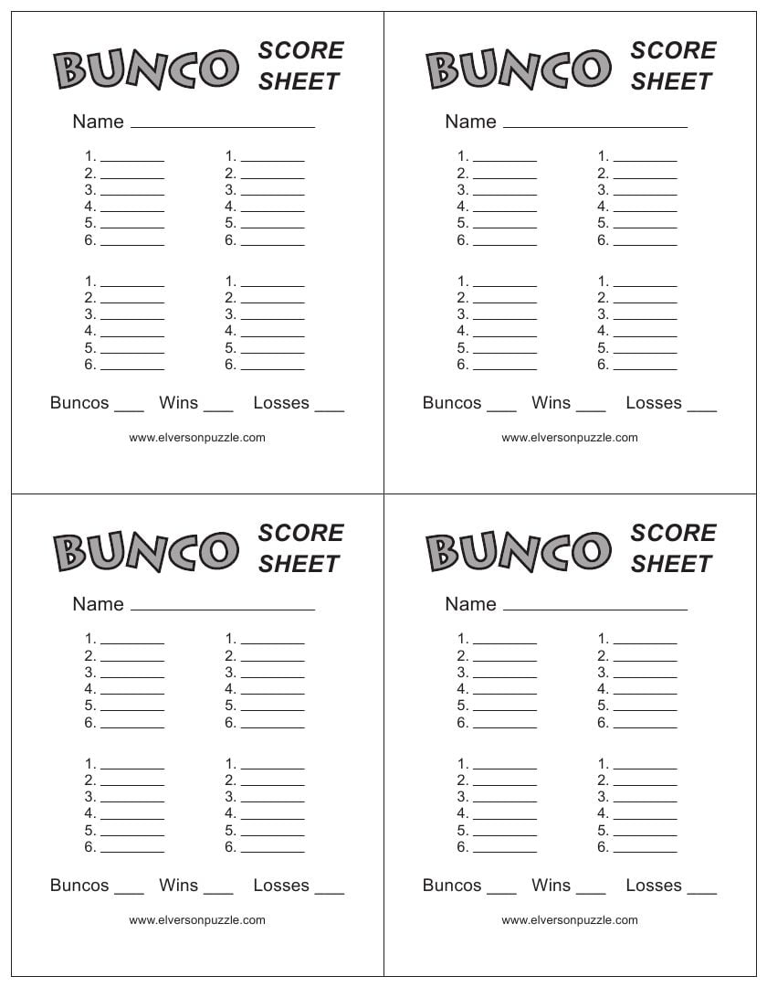 This Is The Bunco Score Sheet Download Page You Can Free Download Bunco Score Bunco Score Sheets Bunco Bunco Game