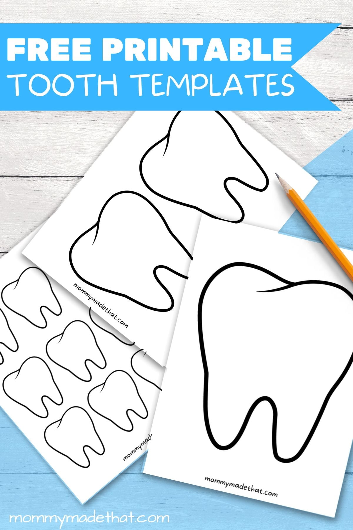 Tooth Templates Free Printable