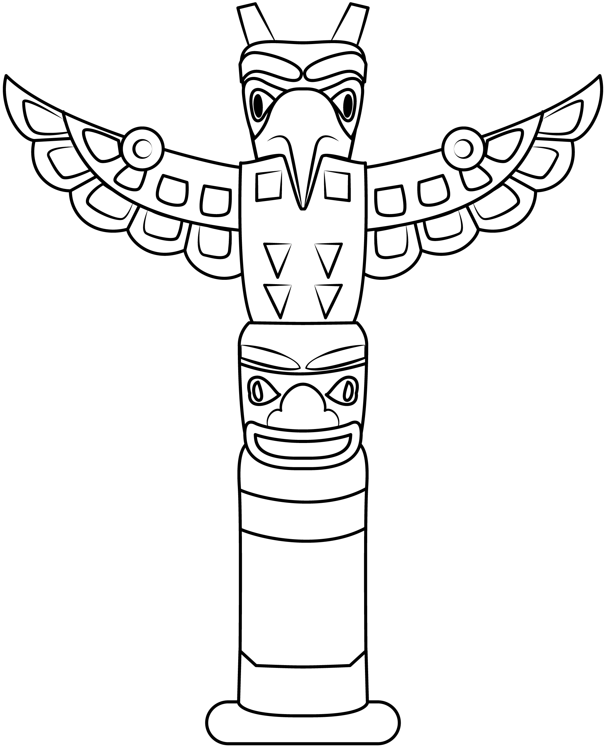 Printable Totem Pole Templates