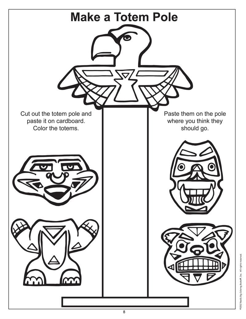 Totem Pole Template Printable