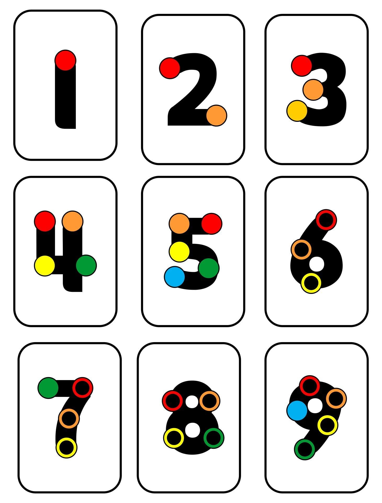 Touchpoint Numbers Printable