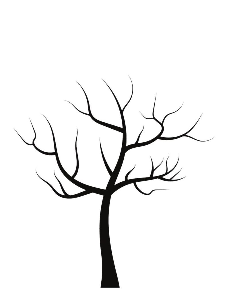 Tree Template Without Leaves OriginalMOM