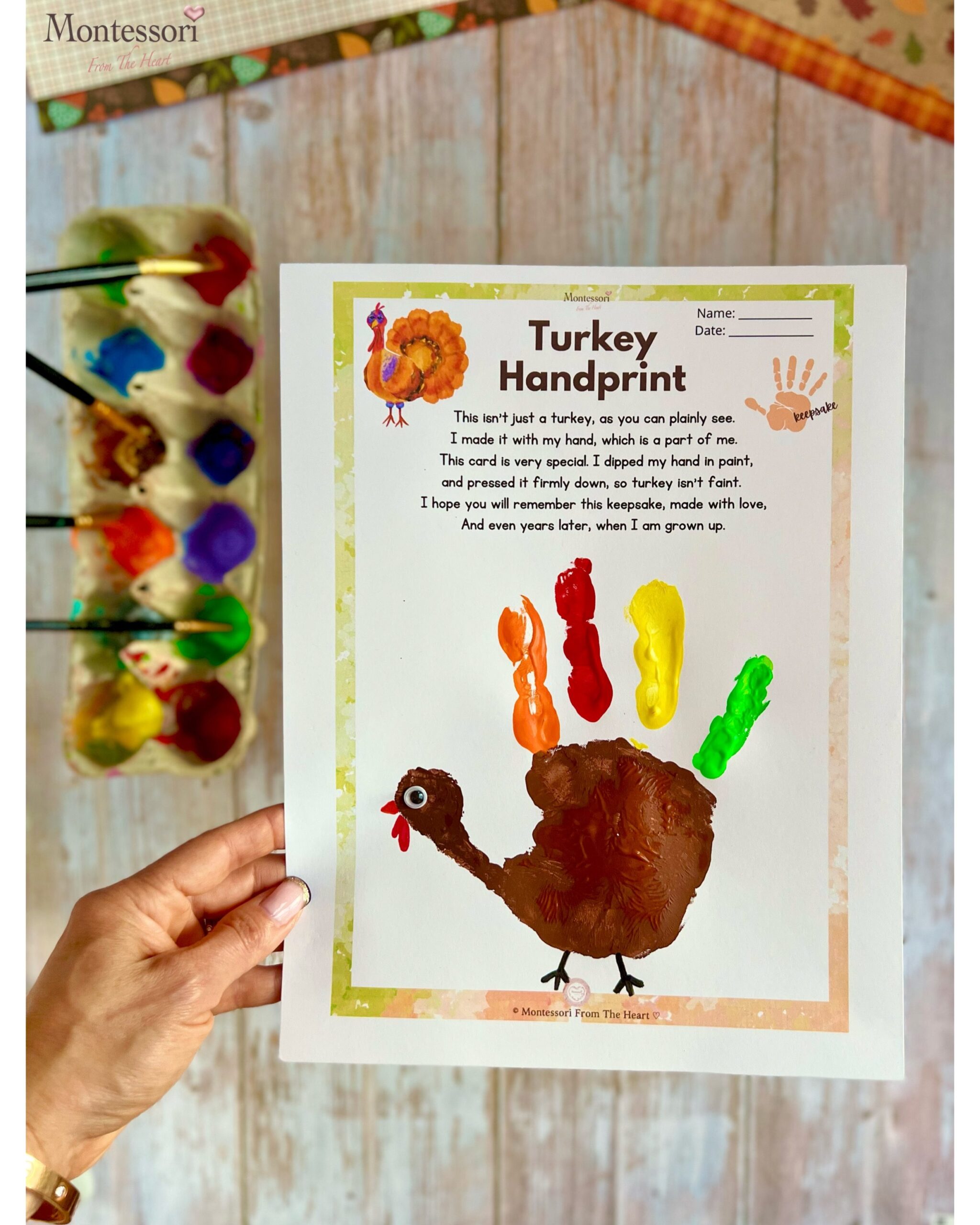 This Isn't Just A Turkey Poem Printable