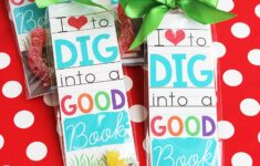 Valentine Bookmark Printable Just For Bookworms