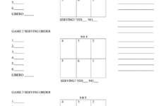 Volleyball Lineup Sheets Printable Fill Out Sign Online DocHub
