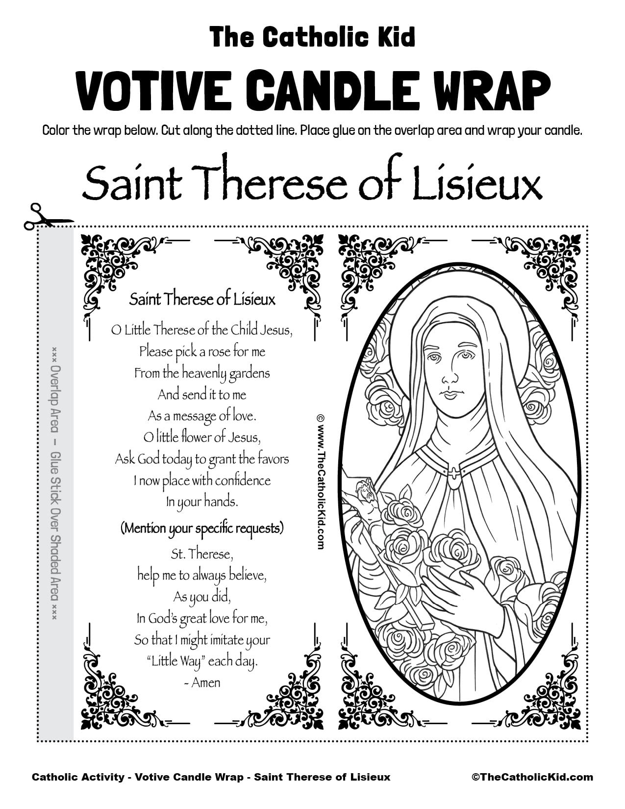 Votive Candle Wraps Download Pack TheCatholicKid