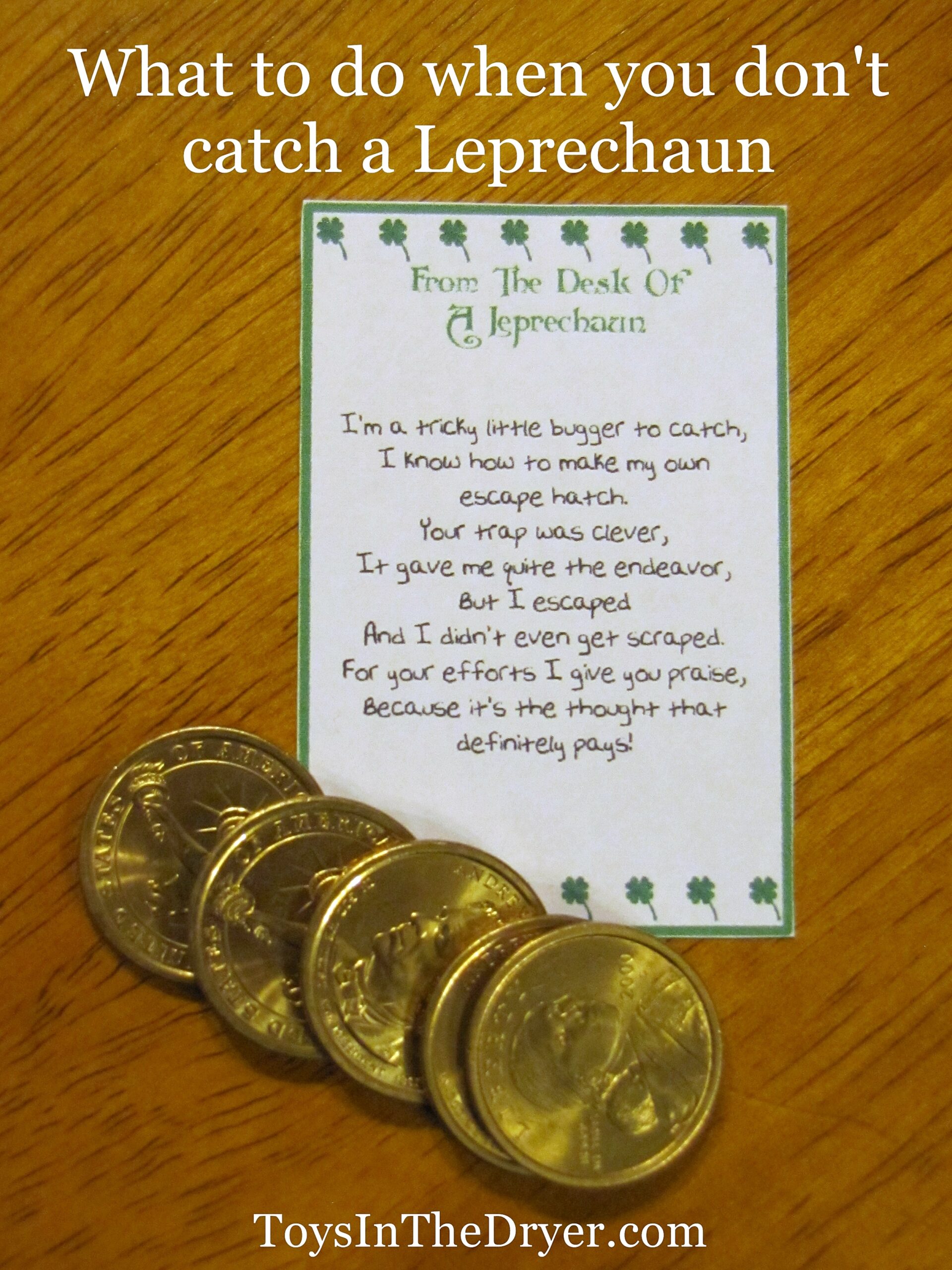 Free Printable Leprechaun Letter