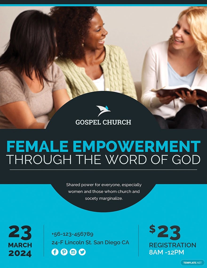 Free Printable Women's Conference Flyer Template Free