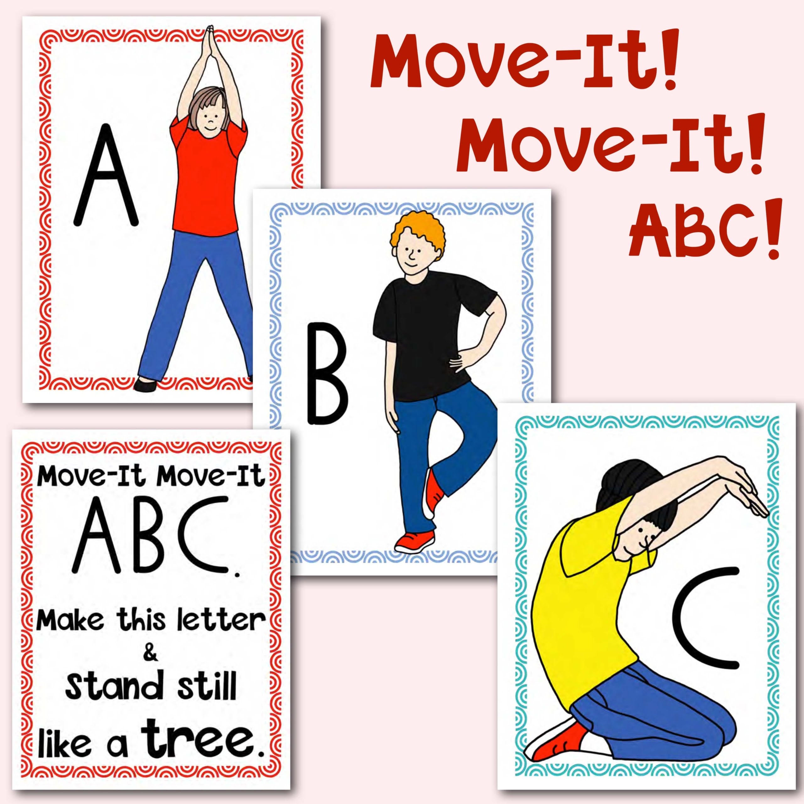 Printable Alphabet Yoga Cards