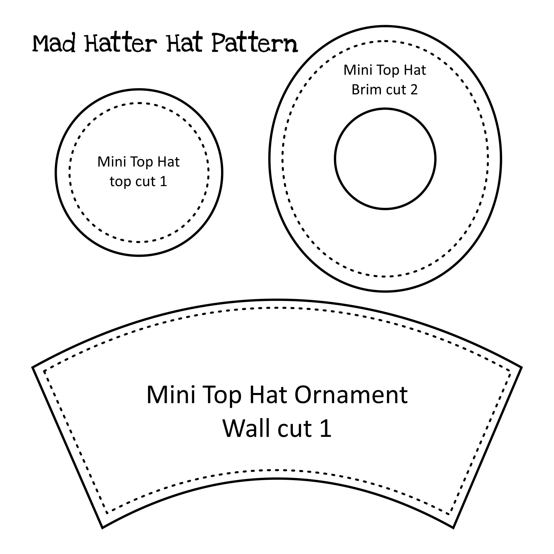 Snowman Hat Template Printable