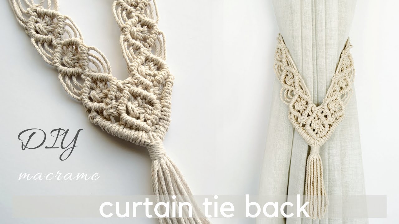 10 Free DIY Macrame Curtain Patterns For Beginners Macrame For Beginners