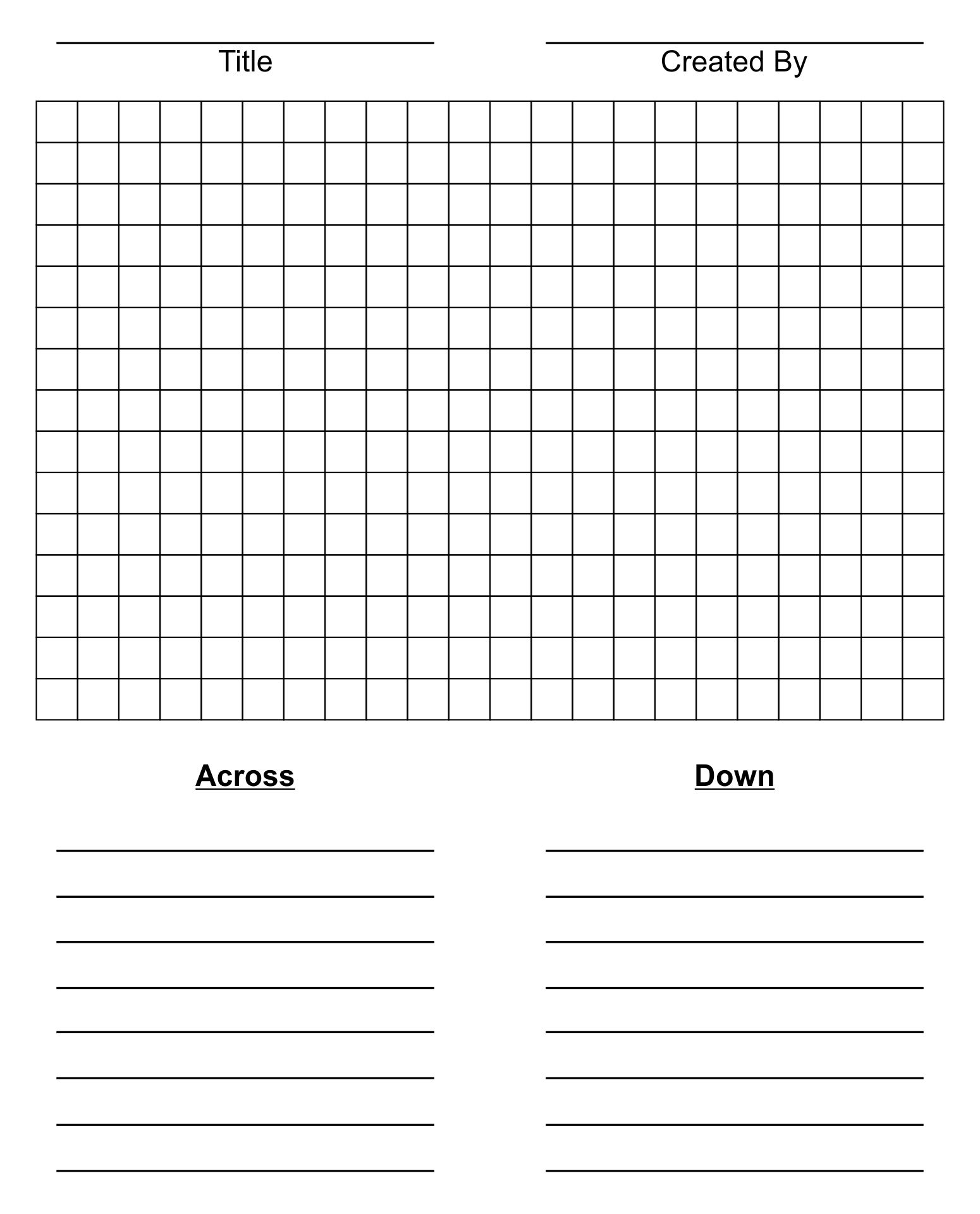 16 Best Blank Word Search Puzzles Printable Printablee