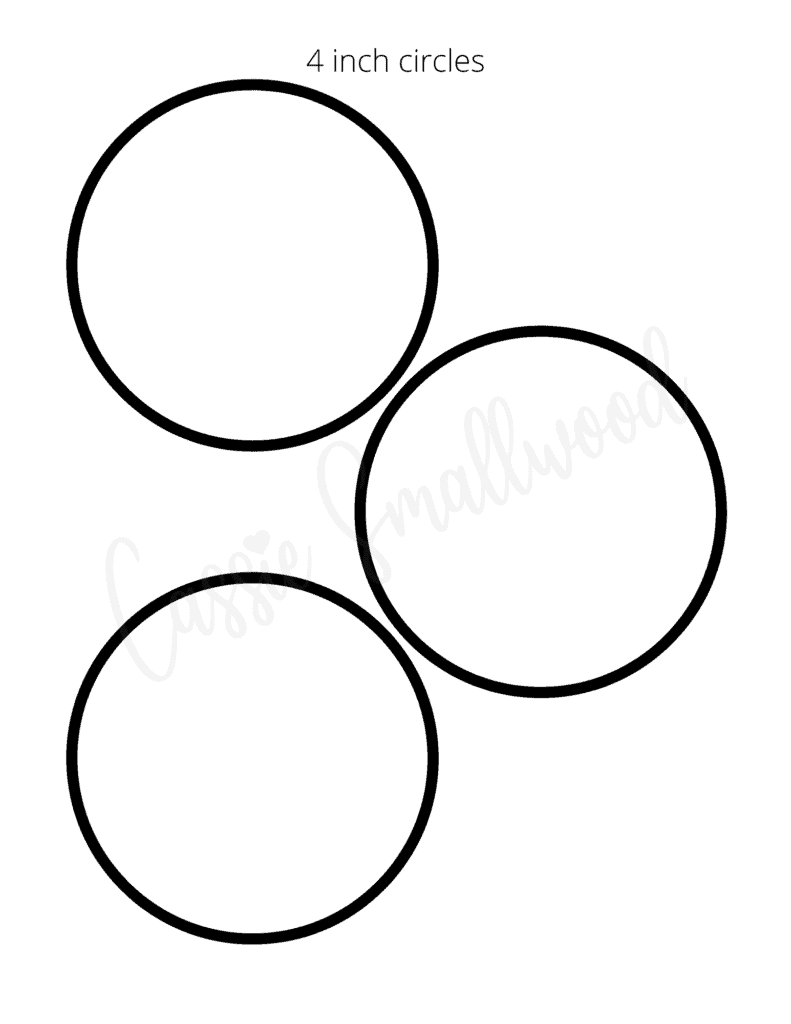 17 Sizes Of Printable Circle Templates Cassie Smallwood