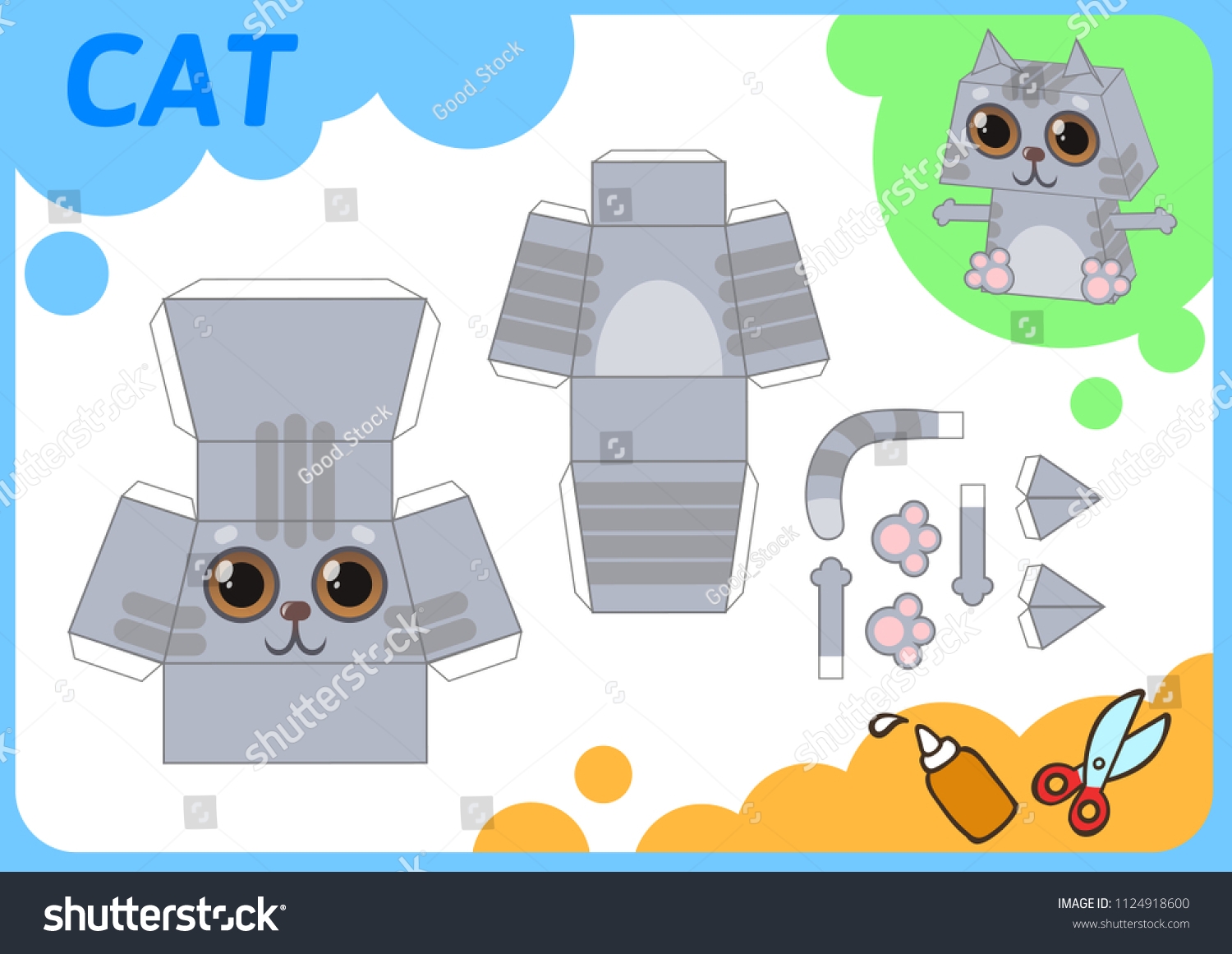 Printable 3d Paper Animals Templates