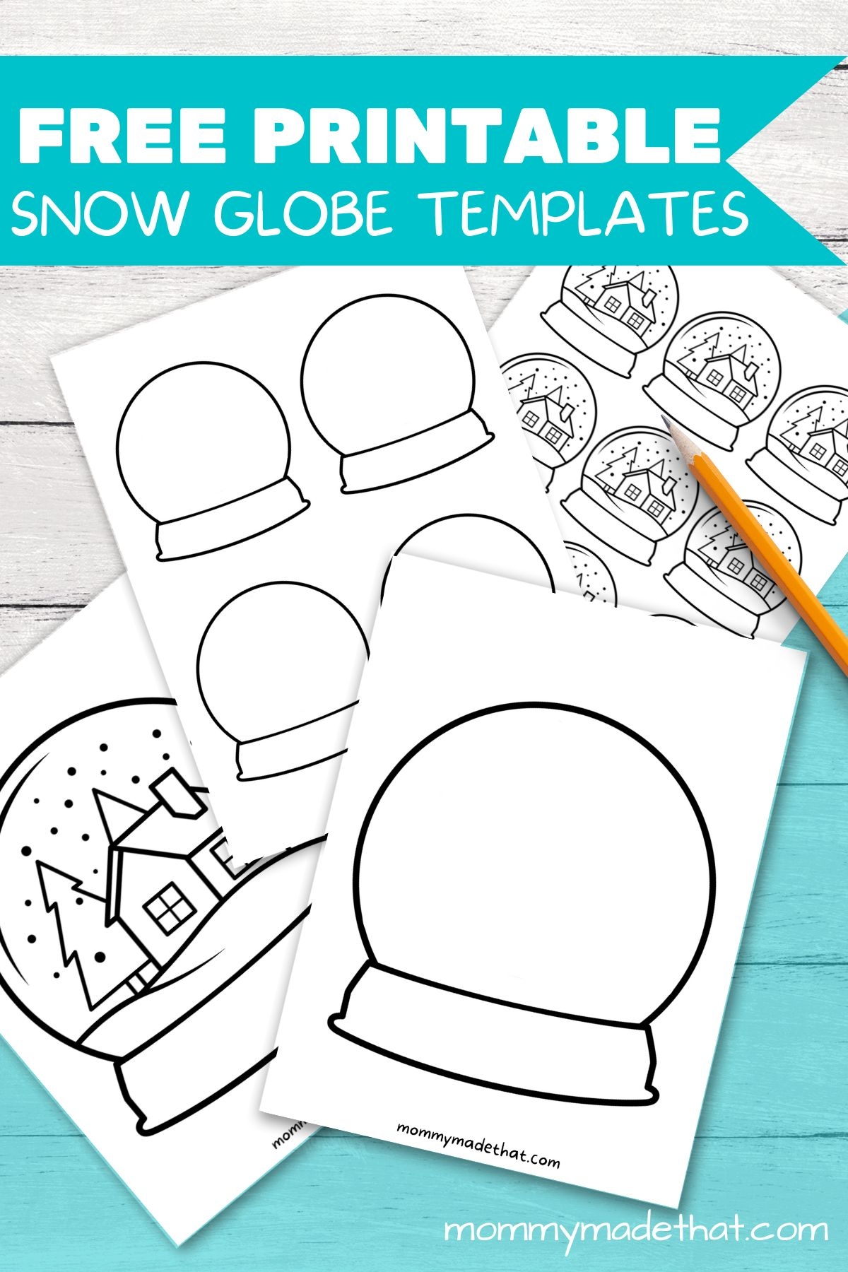 Adorable Snow Globe Templates Free Printables 