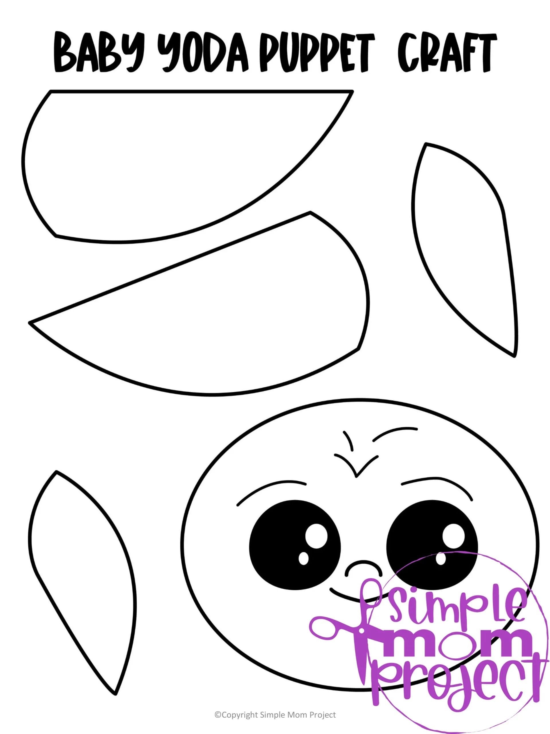 Baby Yoda Template Printable