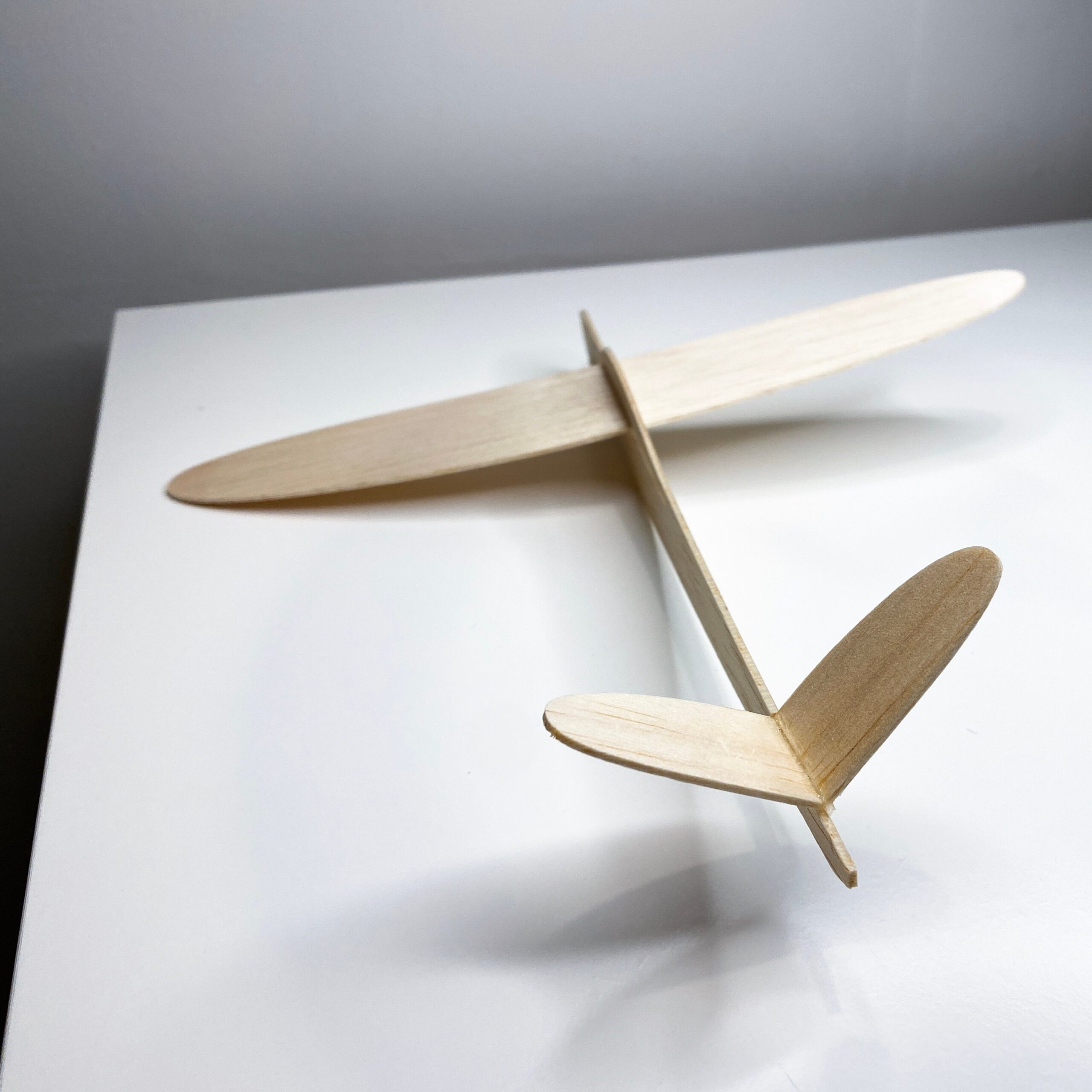 Printable Balsa Wood Glider Template