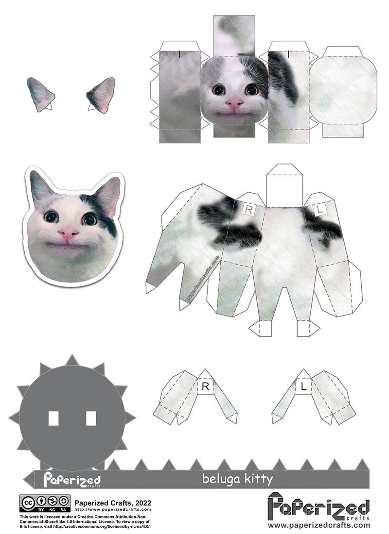 El Gato Cat Template Printable