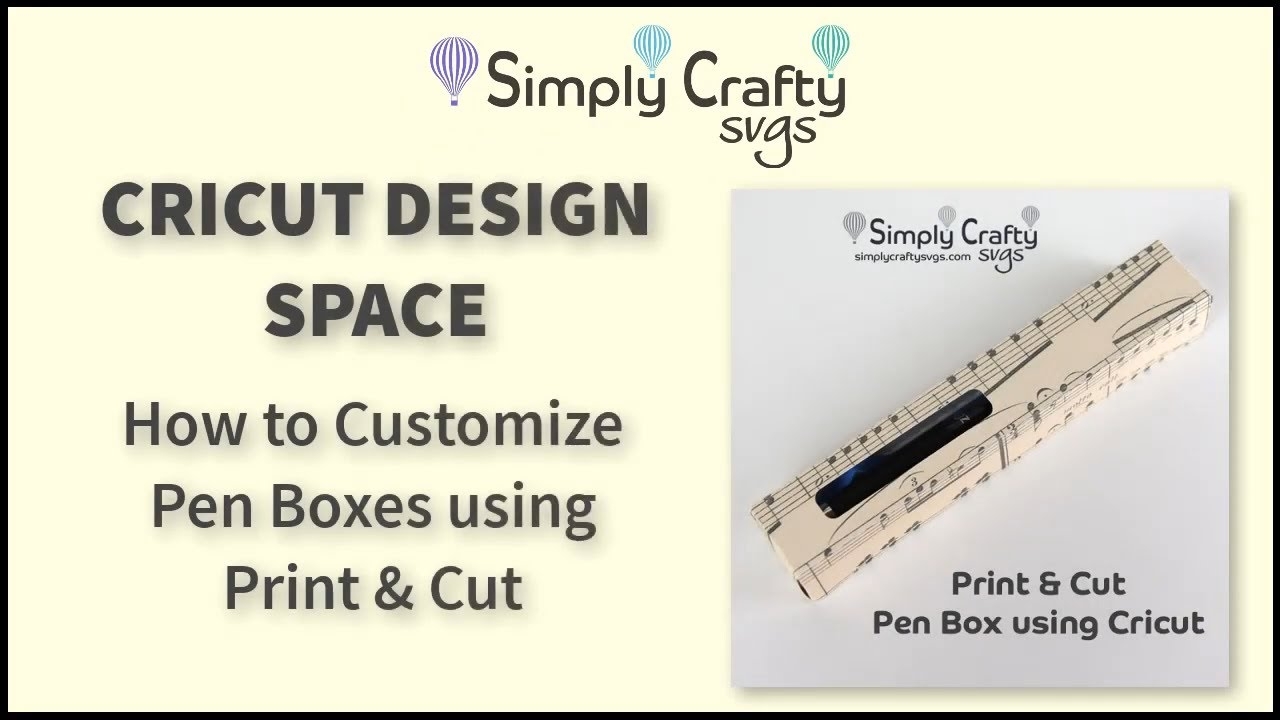 Printable Pen Box Template