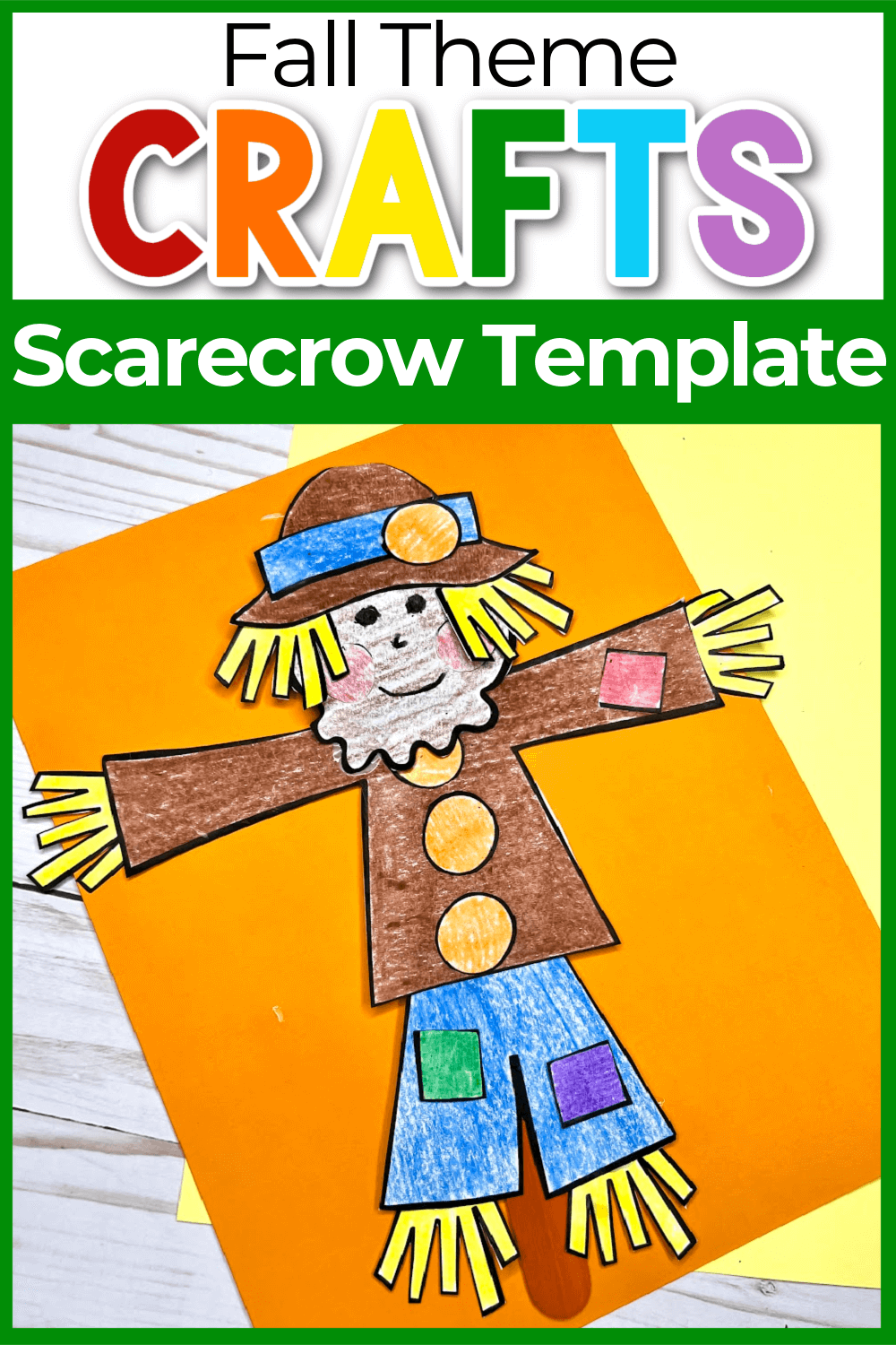 Scarecrow Template Printable Free