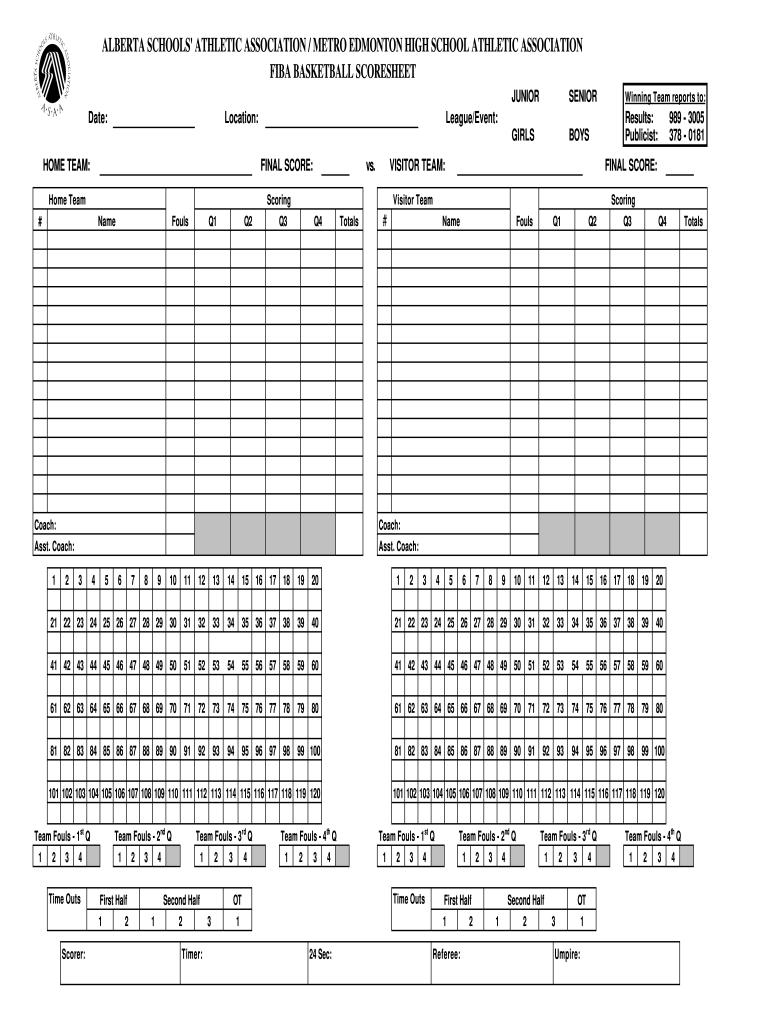 Pdf Printable Basketball Scouting Report Template