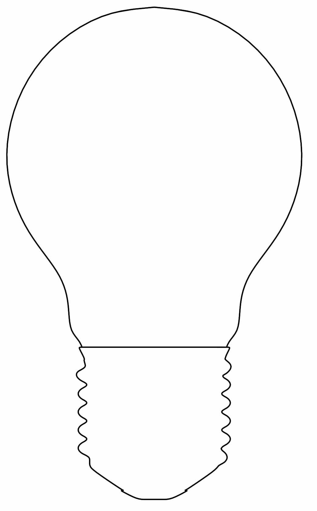 Excellent Image Of Light Bulb Coloring Page Entitlementtrap Light Bulb Printable Coloring Pages Light Bulb Template