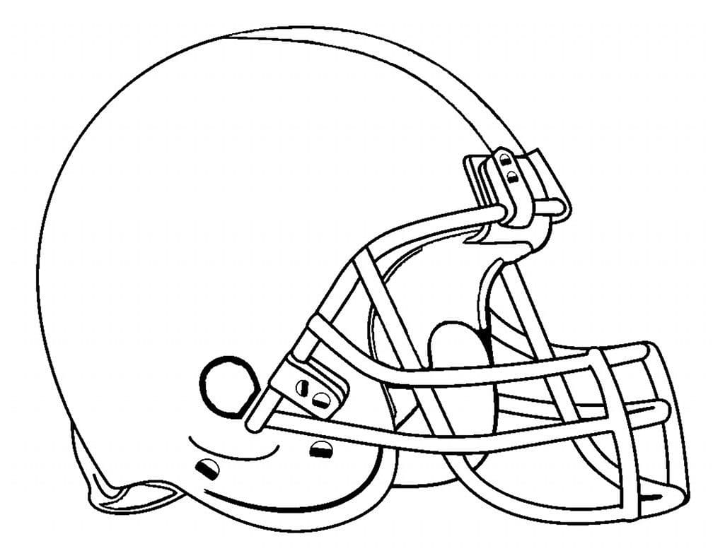 Printable Football Helmet Template