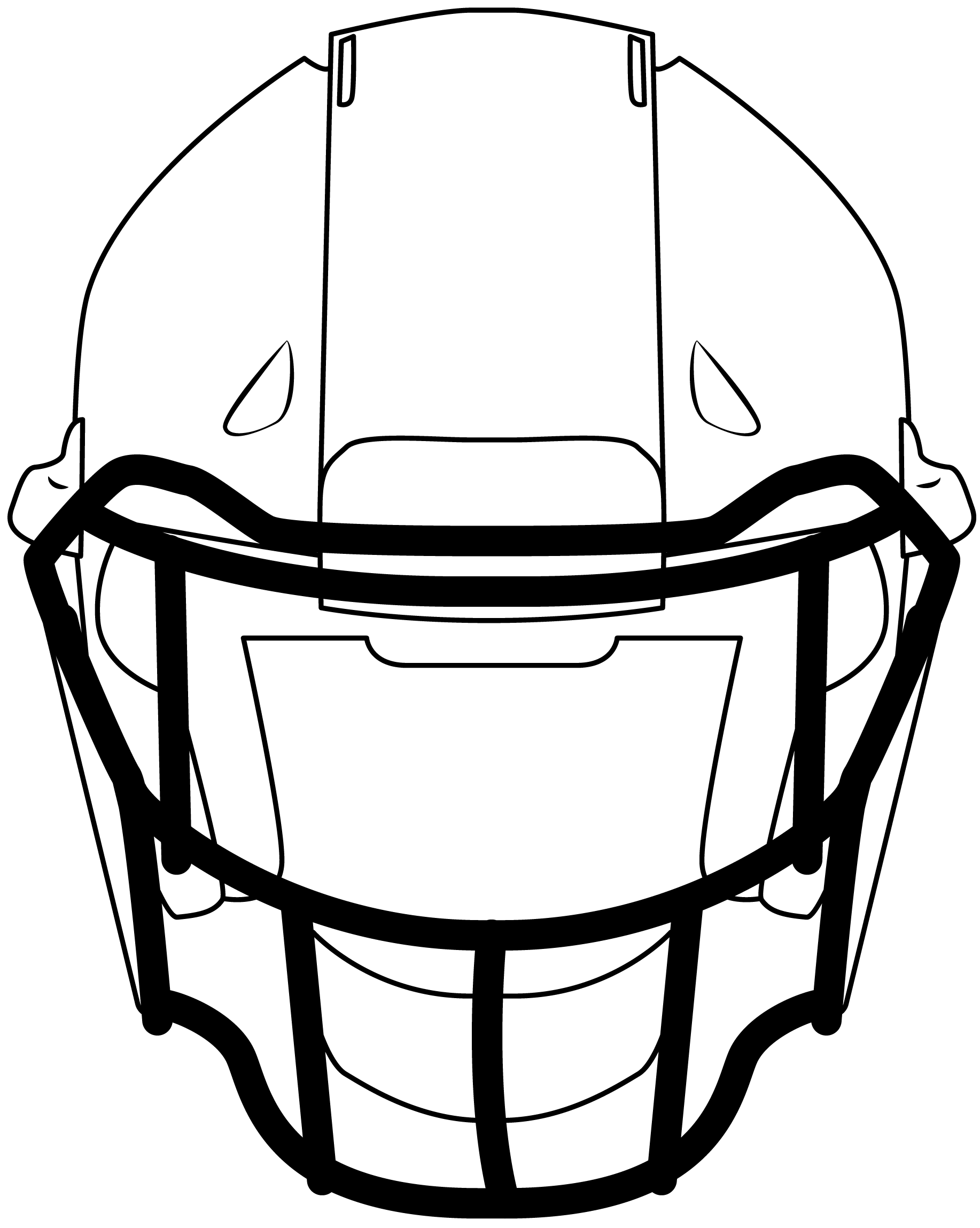 Football Helmet Printable Template Free Printable Papercraft Templates