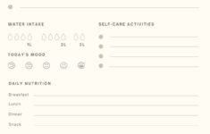 Free And Customizable Self Care Templates