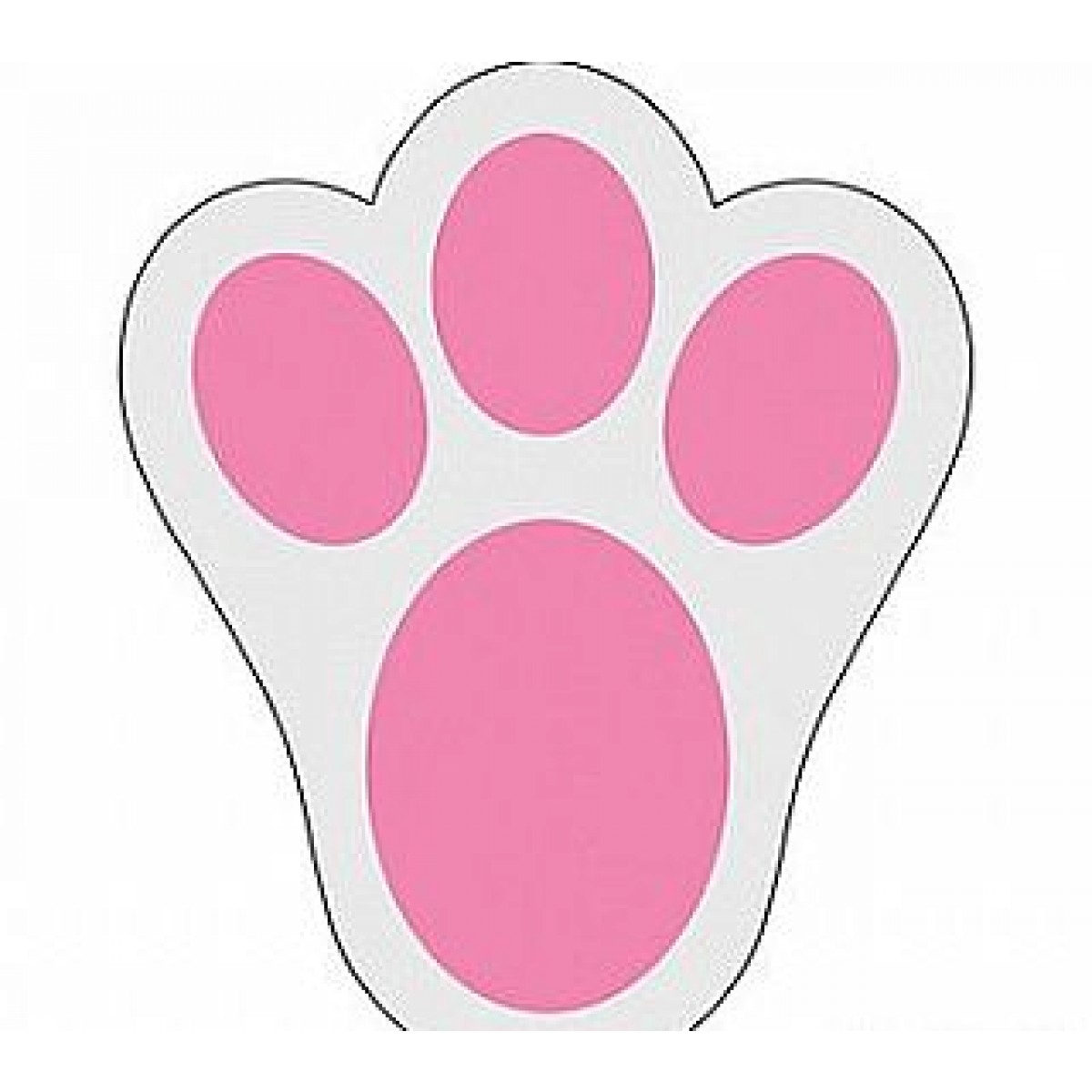 Bunny Feet Template Printable