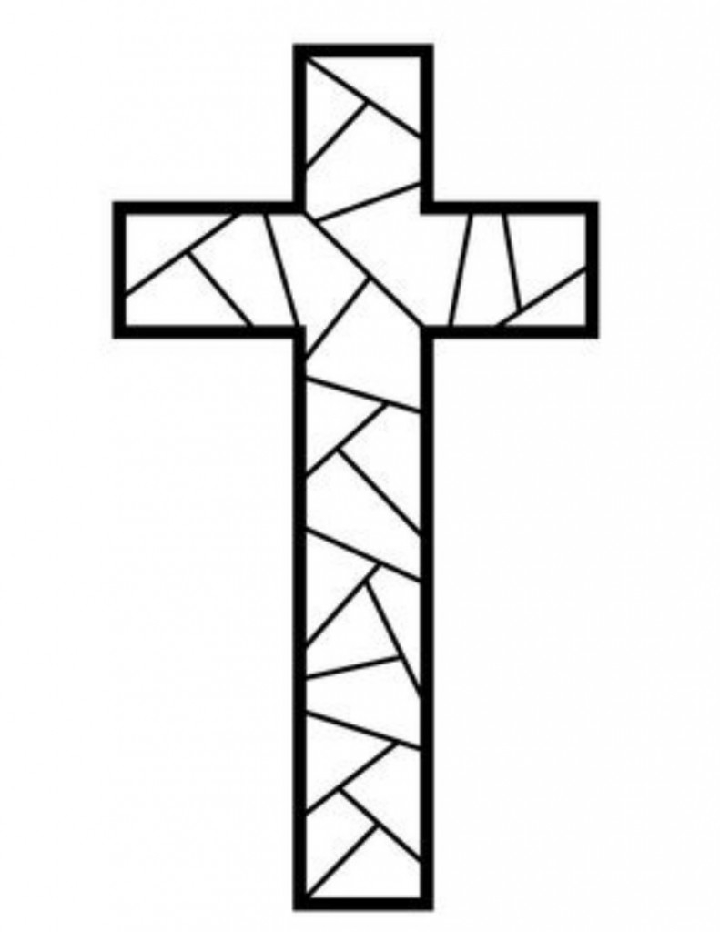 Free Printable Cross Coloring Pages What Mommy Does