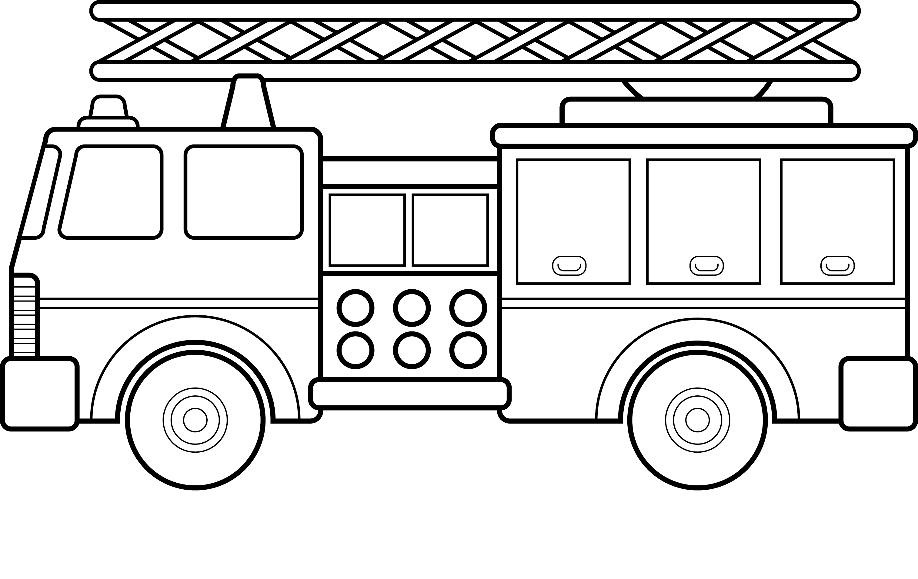 Printable Fire Truck Template