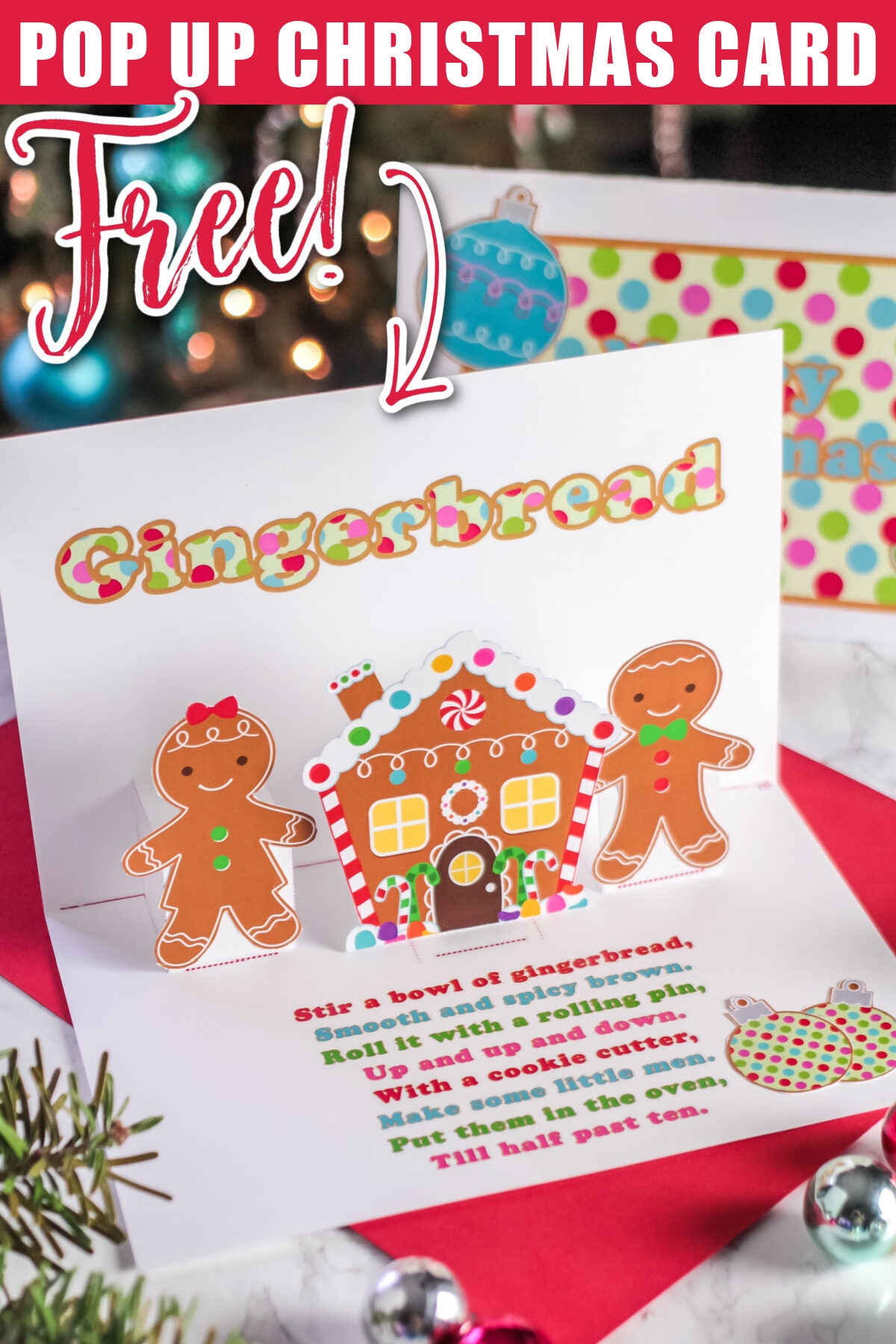 Free Printable Gingerbread Pop Up Christmas Card Frugal Mom Eh 