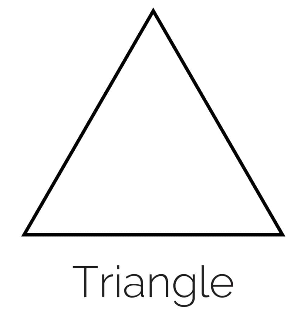Free Printable Triangle Shape Freebie Finding Mom