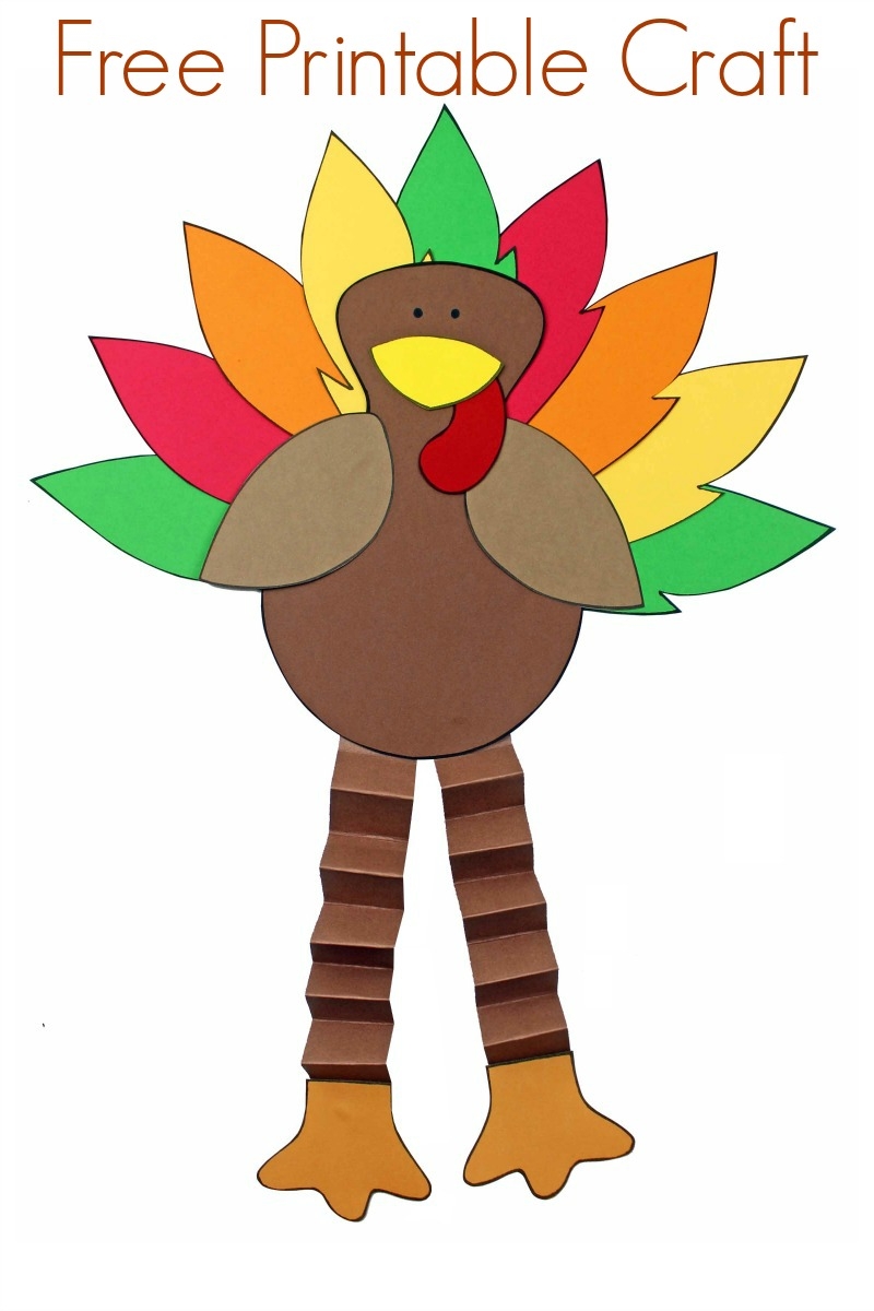 Printable Turkey Feet Template Free Printable